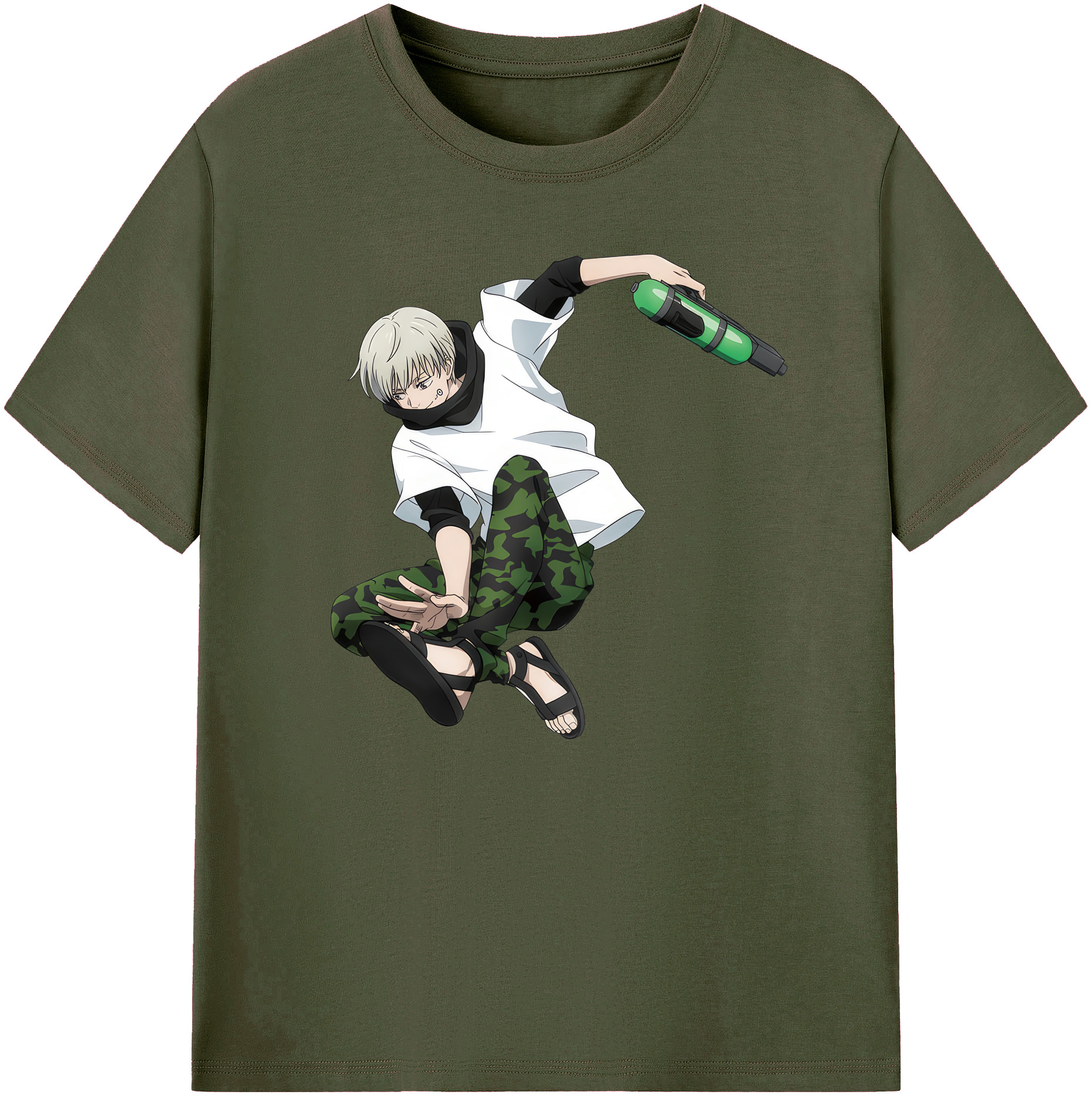 （画像用） 呪術廻戦 Jujutsu Kaisen 綿100％ メンズ半袖Tシャツ｜肌触りやわらか＆通気性